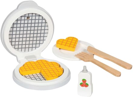 Goki - Wooden Waffle Maker with Accessories 9 pcs.