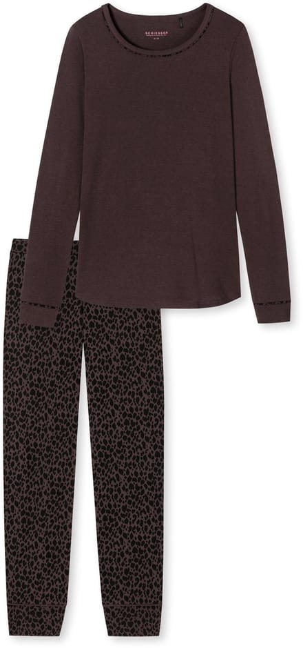 Schiesser – Contemporary Nightwear – Pyjama – 178632 – Burgund - 42