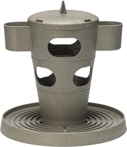 Beeztees Snacktoren - Kippenvoerbak - 100% Gerecycled Plastic - 30x30x32,5 cm