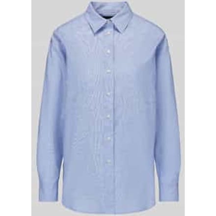 Regular fit blouse met lange mouwen van puur katoen
