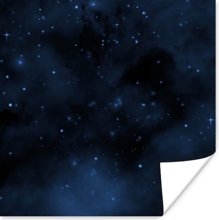 Poster Nacht - Heelal - Sterrenhemel - 30x30 cm