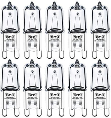 Halogeengloeilamp G9 28W 370 lm Dimbaar Warm Wit - 10 Stuks