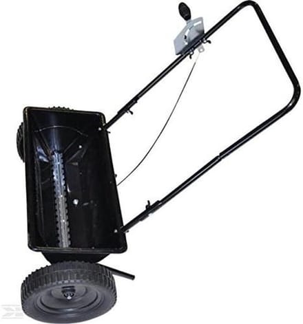 Strooiwagen - Handstrooier Gazon - Gazon Onderhoud - Handgeleid - 25 l - Groen