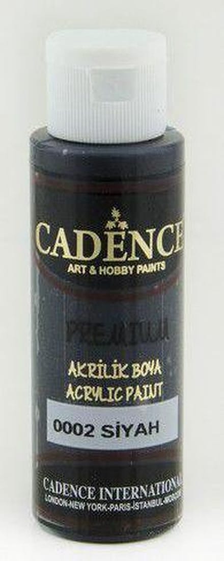 Acrylverf - Black - Cadence Premium - 70 ml