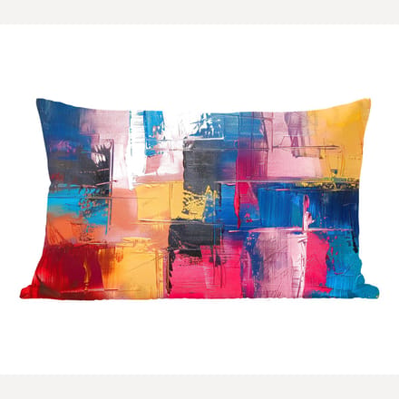 Sierkussens - Kussentjes Woonkamer - 60x40 cm - Verflook - Kunst - Modern - Abstract