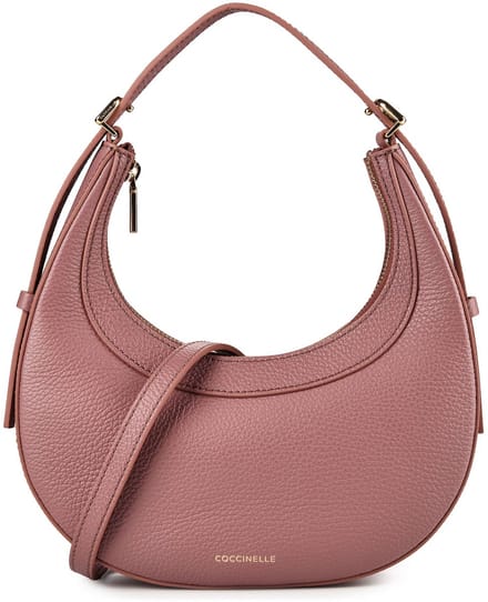 Coccinelle Whisper Handtas Leder 23 cm - Dames - winter rose
