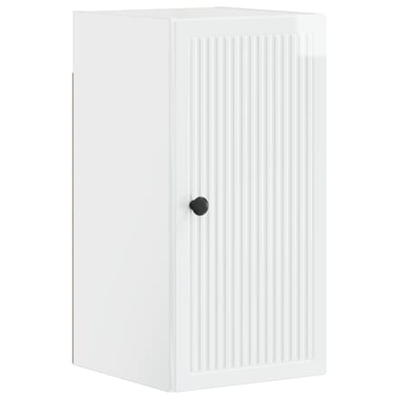 vidaXL - Badkamer - wandkast - EDE - Hoogglans - Wit - 30 - x - 31 - x - 59 - cm