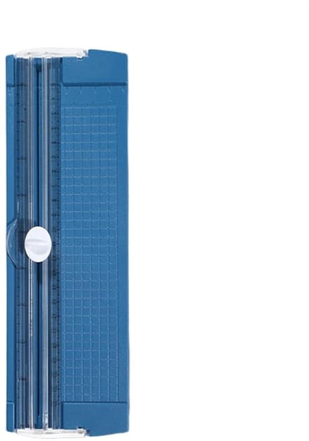 Papier Snijder - Papier Snijapparaat - Precisie Snijden - Robuuste Constructie - 27 cm - Blauw