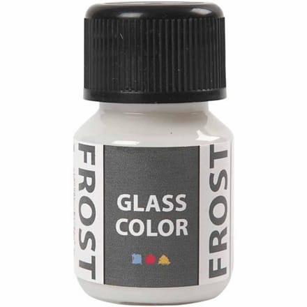 Creativ Company Glass Color Frost Paint - White 30ml