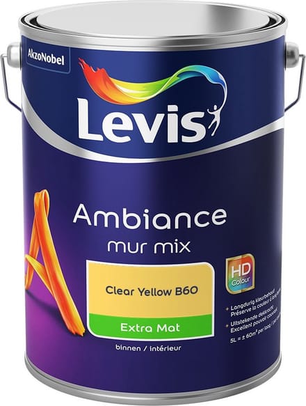 Levis - Ambiance Mur Extra Mat Mix - Clear Yellow B60 - Mengverf - 5 L