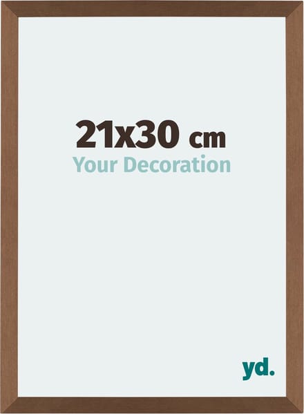 Your Decoration - Fotolijst 21x30 cm - MDF - Koper Decor - Mura