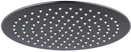 FugaFlow Eccelente Sobrado Badkamer Hoofddouche 25cm - rond - 6mm - gunmetal PVD