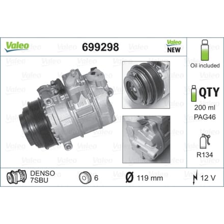 Compressor airconditioning VALEO 699298