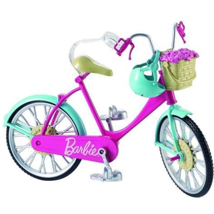 Barbie fiets Speelpoppen
