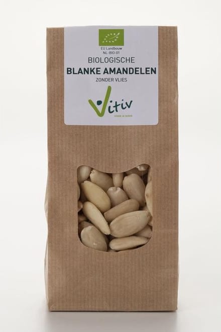 Vitiv Amandelen zonder vlies bio 500 Gram
