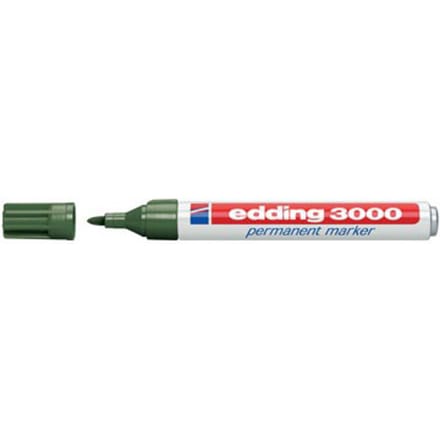Viltstift edding 3000 rond 1.5-3mm olijfgroen