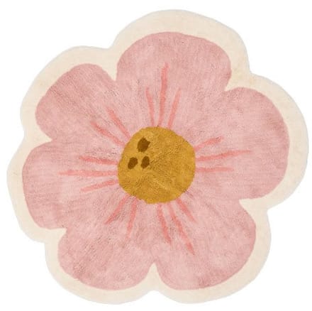 Vloerkleed bloem - Roze - Fairy Garden