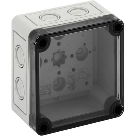 Spelsberg TK PC 99-6-TM Installatiebehuizing 94 x 94 x 57 Polystereen, Polycarbonaat, Polyurethaan, Polyamide Lichtgrijs 1 stuk(s)