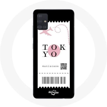 Samsung Galaxy A51 hoesje Tokyo Japan vliegticket