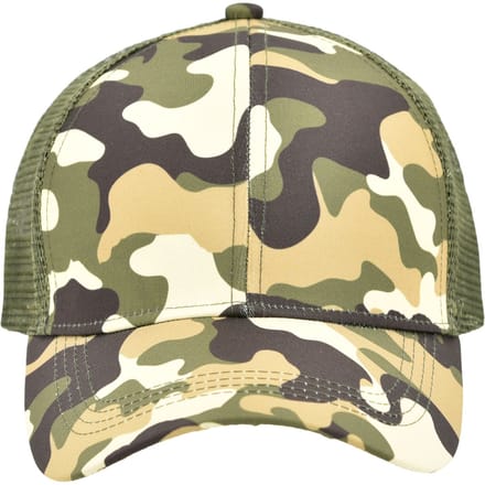 Herman casquette baseball camouflée avec mesh kaki taille unique réglable