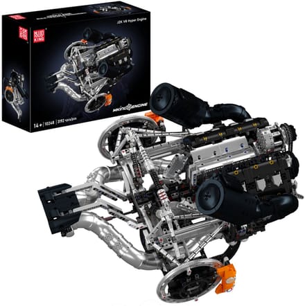 Mould King 10248 - Supercar V8-motor - JZK V8 Hyper Engine
