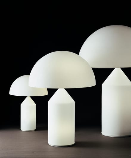 Oluce Atollo tafellamp opaal glas - Atollo 236