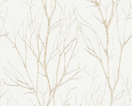 TAKKEN BEHANG | Botanisch - creme beige goud - A.S. Création Attractive 2