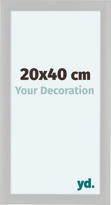 Your Decoration - Fotolijst 20x40 cm - MDF - Wit Houtnerf - Como