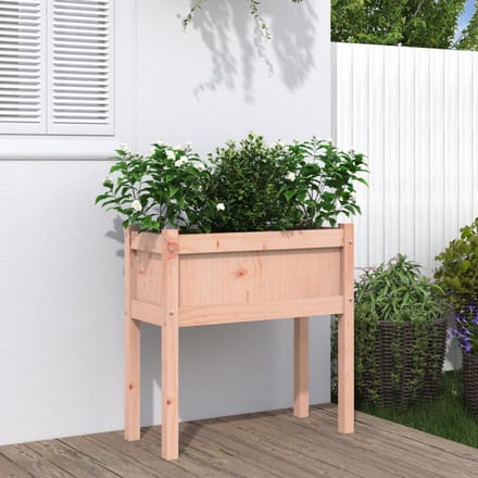 vidaXL - Plantenbak - met - poten - 70x31x70 - cm - massief - douglashout