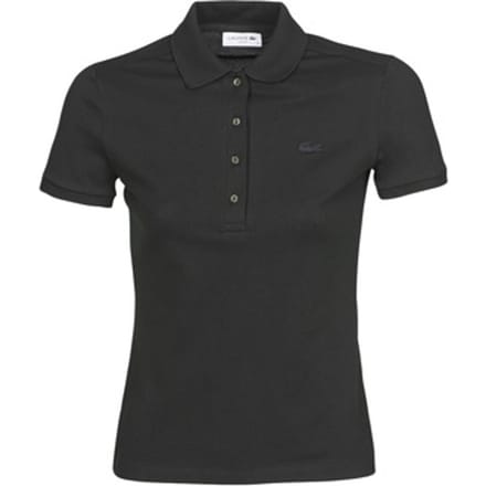 Lacoste Dames Poloshirt - Black - Maat 36