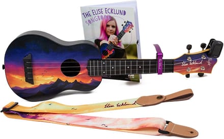 Flight: Elise Ecklund Travel Uke Bundle - Sunset