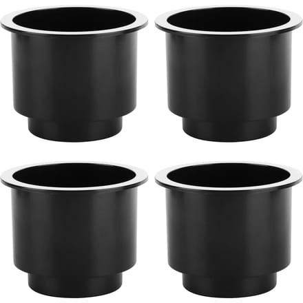 4 pièces Porte-gobelet d'eau Support Accessoire Universel pour Camping-car Voiture Bateau Yacht Modification black