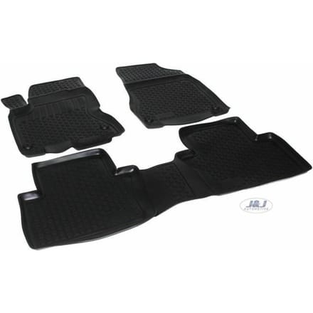 J&amp;j automotive | tapis de sol en caoutchouc 3d exclusive pour renault koleos 2008-2016 zwart