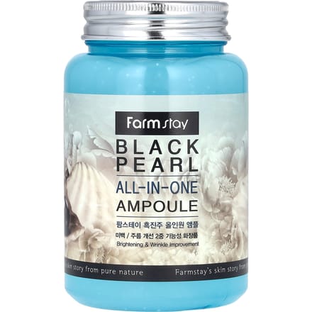 Farm Stay Black Pearl All-In-One Ampoule 250ml AUTHENTIC STORE white