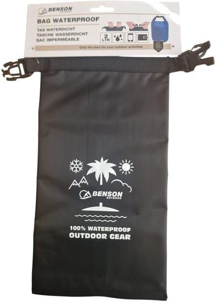 BENSON TAS ZWART 2 LITER WATERDICHT