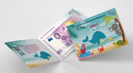 0 Euro biljet Nederland- Baby's eerste bankbiljet LIMITED EDITION