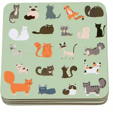 Onderzetter Rex London Nine Lives (x4)