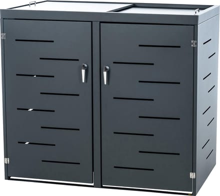 Clp Tanis Containerberging - Antraciet 132x80x116 cm