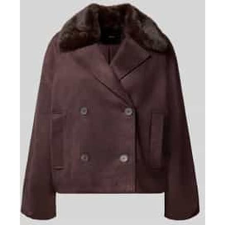 regular fit jas met velourslook