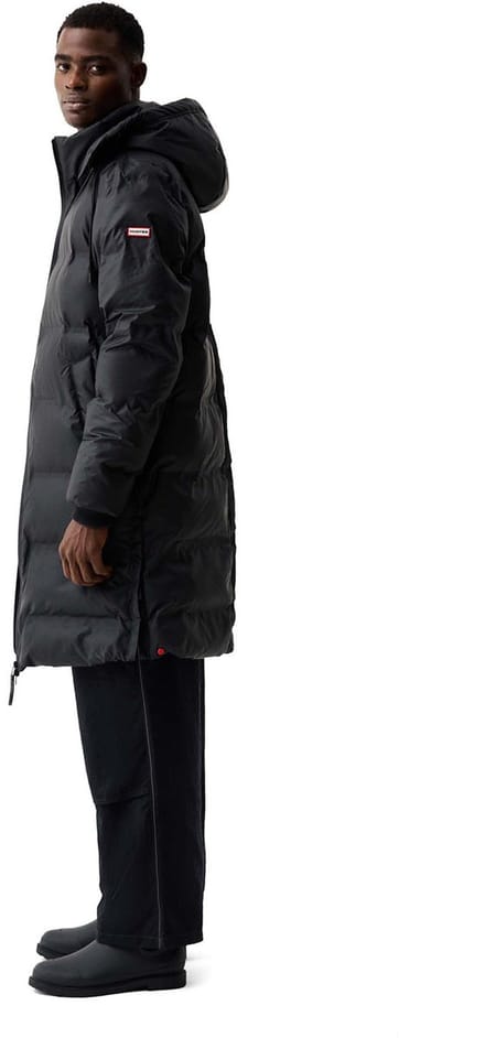 Hunter - Bretton Sonic Welded PU Puffer Coat - Heren - Jas - Zwart