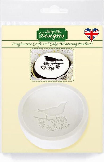 Katy Sue Designs - Bird Silicone Mould - Outboss - Cupcake Topper
