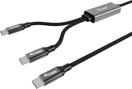 Equip 128895 USB-kabel USB 2.0 1,5 m USB C 2 x USB C Zwart