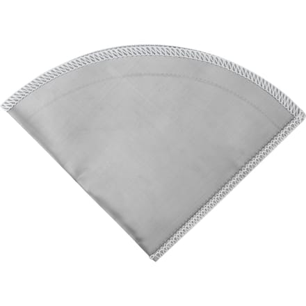 Herbruikbare Pour Over Koffiefilter Roestvrij Staal Gaas Kegel Koffiefilter 1?2 Kop white