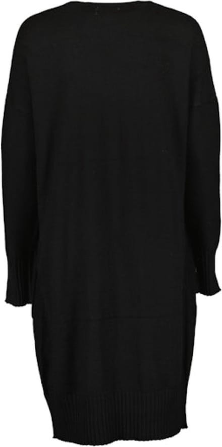 Blue Seven dames - Vest 248014 zwart lang + zakken maat 38