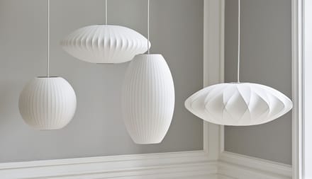 HAY Nelson Schotelvormige Hanglamp met Kruisvormige Bubbels, Medium, Gebroken Wit