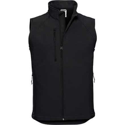 Russell Heren Softshell Gilet (Zwart)
