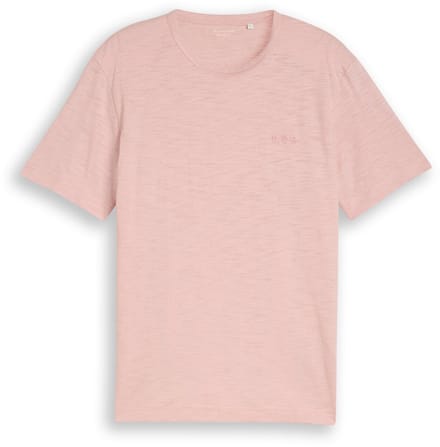 Tom Tailor - T-shirt in gemêleerde look - Maat S - Twinkle Pink