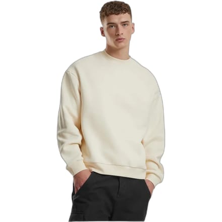 Urban Classics - Fluffy Crewneck sweater/trui - M - Creme