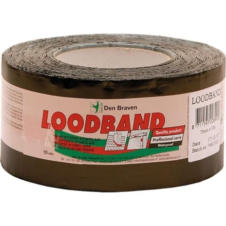 Zwaluw Den Braven 200424 Loodband - 100mm x 10m