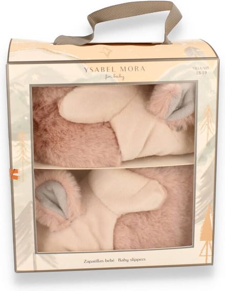 Ysabel Mora Meisjes Pantoffel Combi | Roze | Maat: 18/19